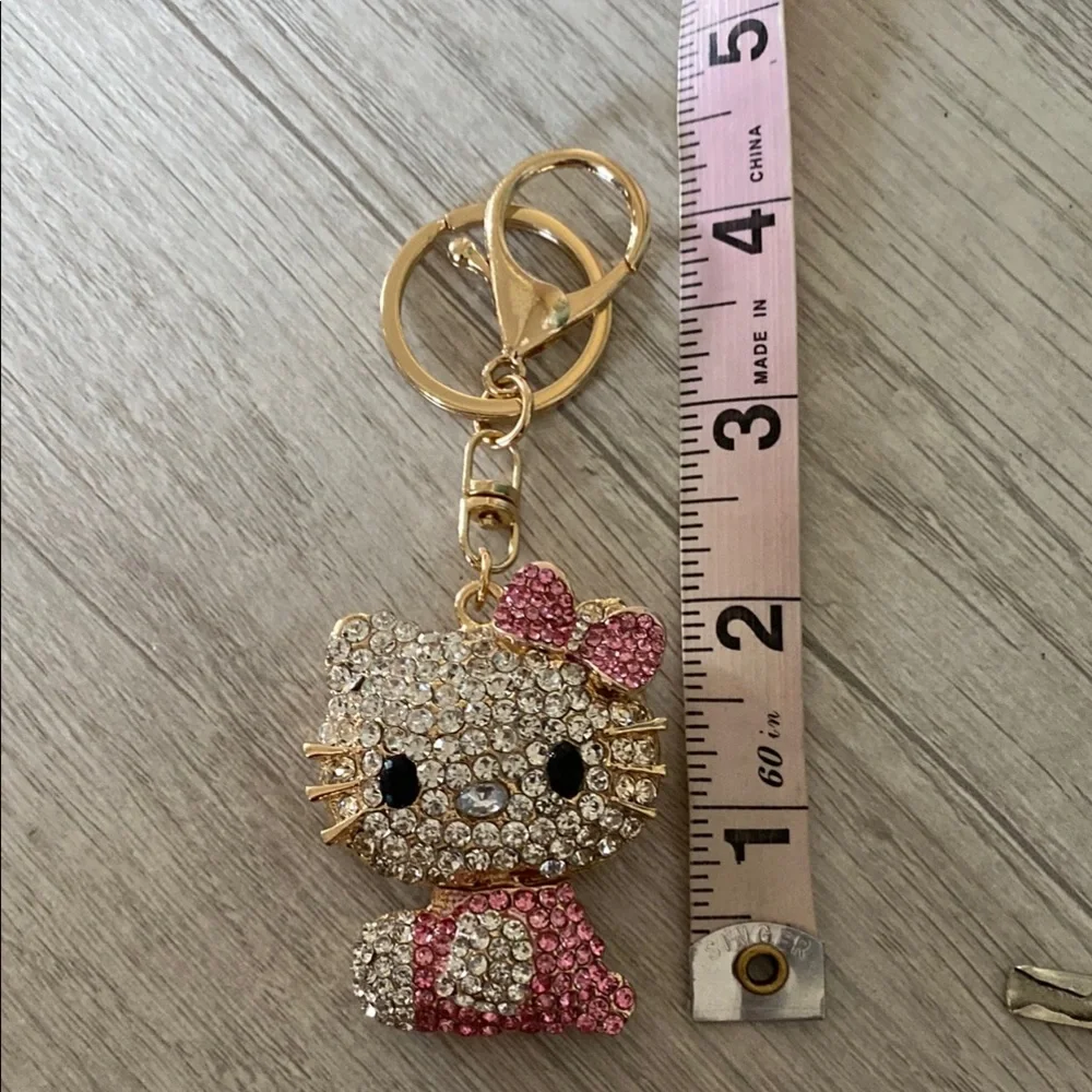 Hello Kitty Rhinestone Keychain - Picture 2 of 4
